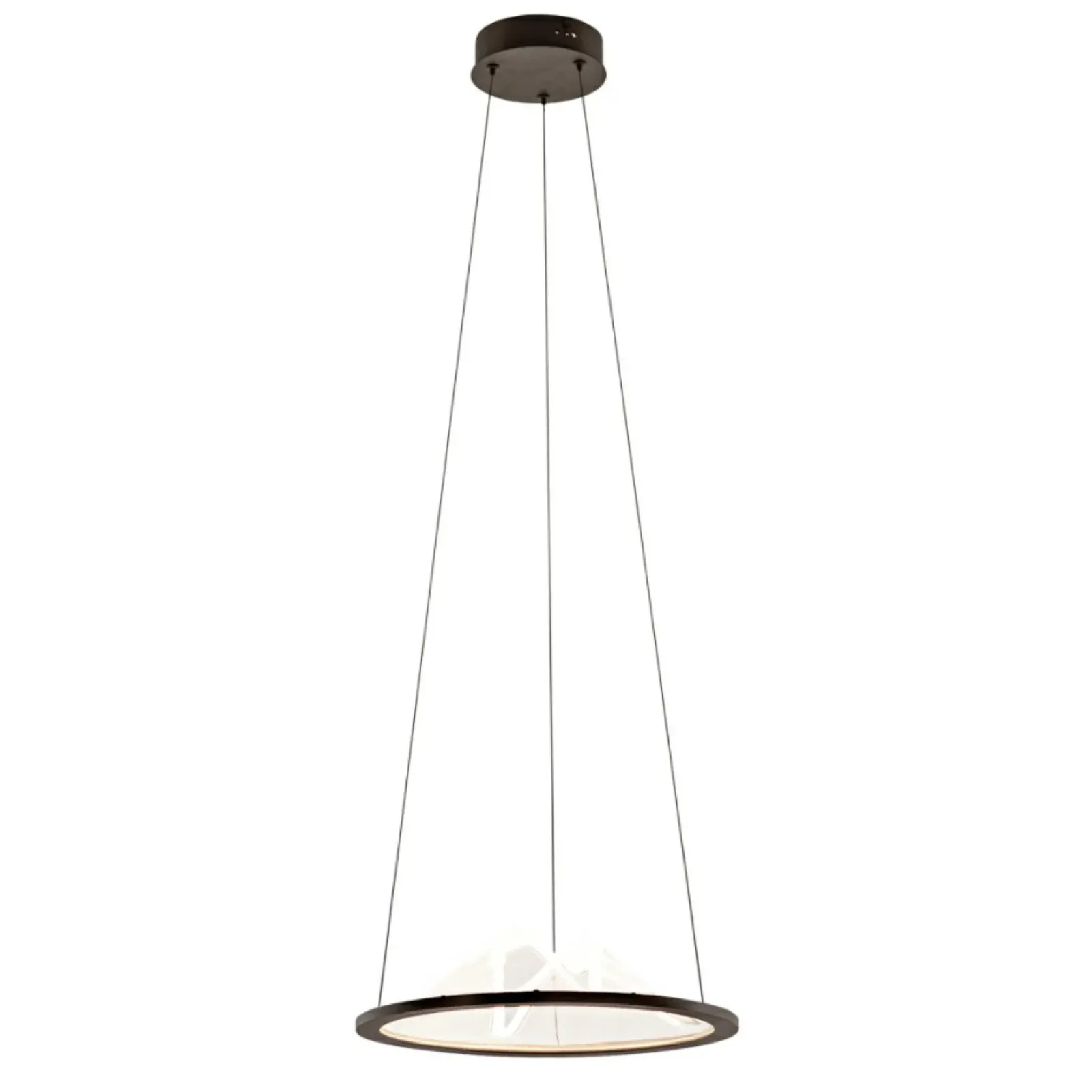 Sklep Kaja Ozdobna, brązowa lampa wisząca LED PND-58038-26W-3K BARET | Kaja Cheap
