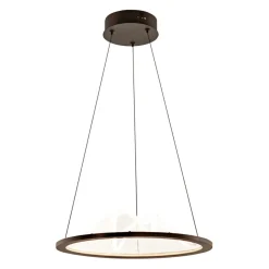 Sklep Kaja Ozdobna, brązowa lampa wisząca LED PND-58038-26W-3K BARET | Kaja Cheap