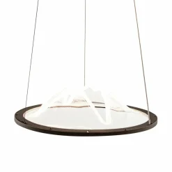 Sklep Kaja Ozdobna, brązowa lampa wisząca LED PND-58038-26W-3K BARET | Kaja Cheap