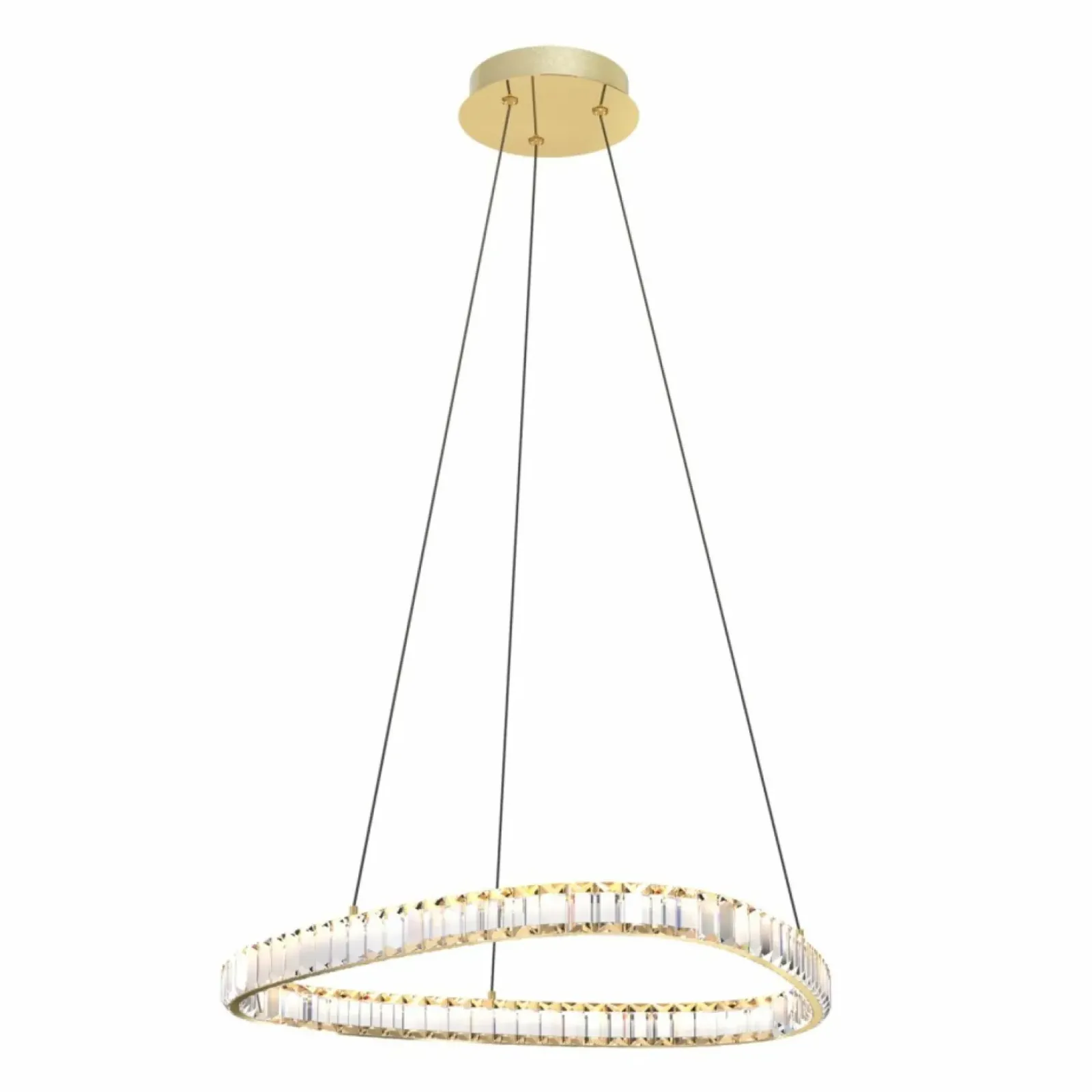 Sklep Kaja Ozdobna, kryształowa lampa wisząca MD3169-1-3GT ATHESA | Kaja Store