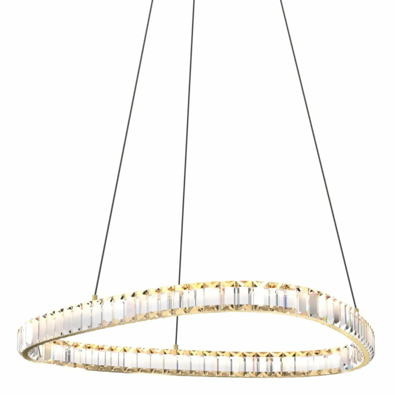 Sklep Kaja Ozdobna, kryształowa lampa wisząca MD3169-1-3GT ATHESA | Kaja Store