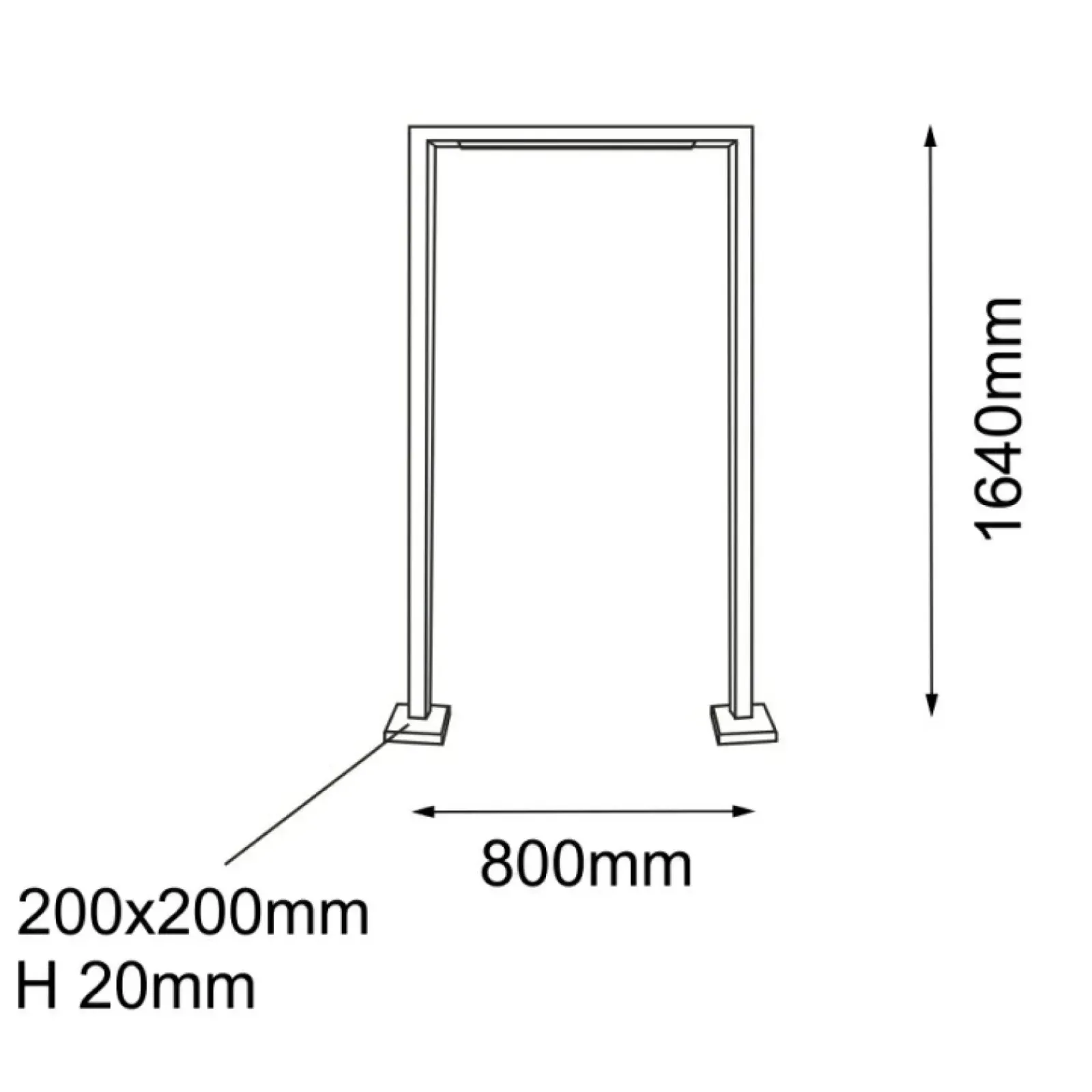 Sklep Kaja Ozdobna lampa do ogrodu - wysoka ramka 164cm ANT 9932 TAKETA | Kaja* Lampy Ogrodowe Stojące