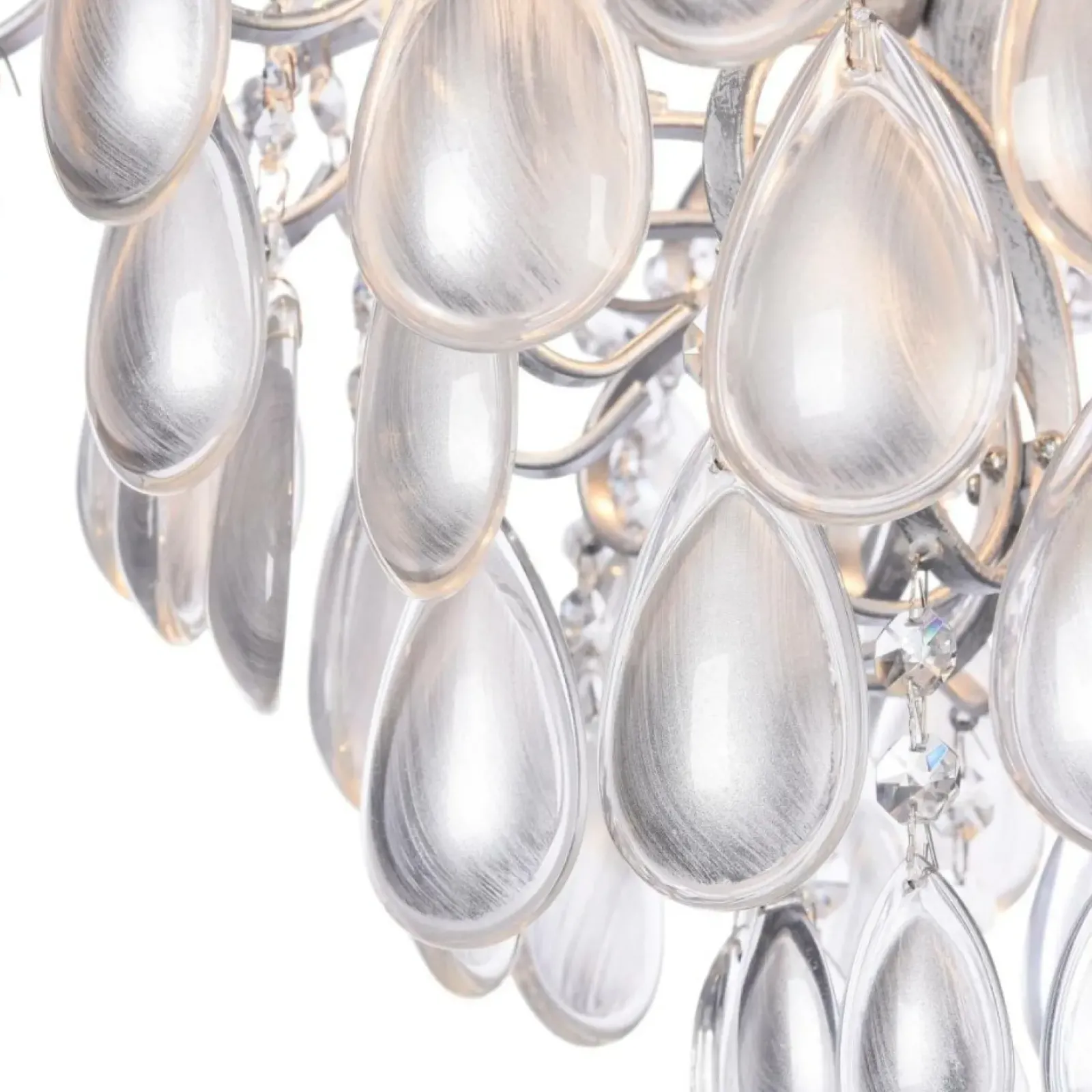 Sklep Kaja Ozdobna lampa sufitowa, na żarówki E14 MOD056PL-04S z serii CHABROL srebrny Best