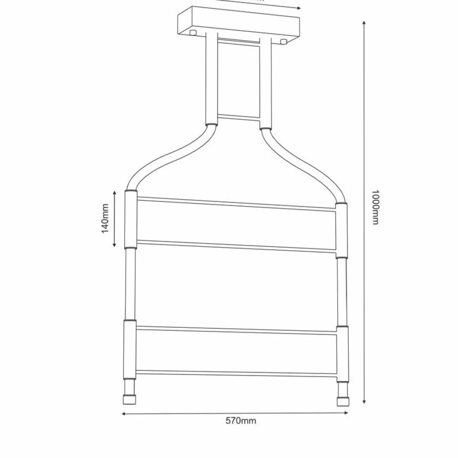 Sklep Kaja Ozdobna lampa w stylu industrialnym 4000K ANT 9058 ALHA S | Kaja Best Sale