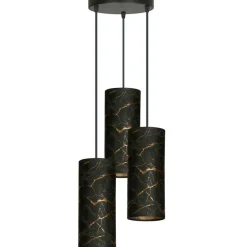 Sklep Kaja Ozdobna lampa wisząca do sypialni 1056/3PREM KARLI PREMIUM | Kaja czarny Discount