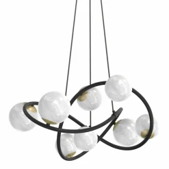 Sklep Kaja Ozdobna lampa wisząca w stylu molekuł MD4922-8-EBGN NISYRO | Kaja Sale