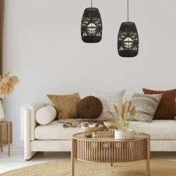Sklep Kaja Ozdobna lampa wisząca w stylu rustykalnym ML0354 ARONA | Kaja Flash Sale