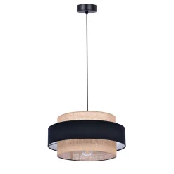 Sklep Kaja Ozdobna lampa wisząca z abażurem w stylu boho K-5231 z serii GATO* Żyrandole Z Abażurem|Żyrandole Z Abażurami