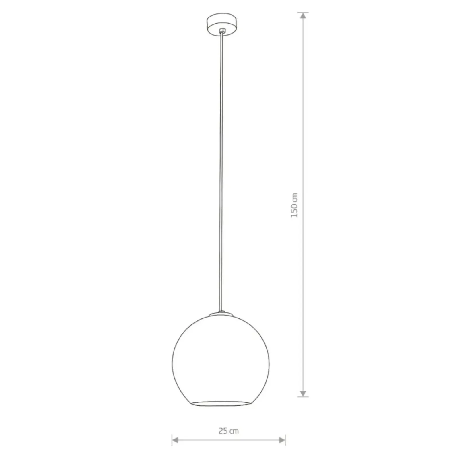 Sklep Kaja Ozdobna lampa wisząca z m kloszem 9060 | Kaja Oświetlenie dymiony Cheap