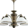Sklep Kaja Ozdobna lampa wisząca z kloszami O3185 W5 PAT z serii PELION | Kaja* Randole Tradycyjne