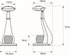 Sklep Kaja Ozdobna lampka biurkowa LED K-BL1605 KOTEK | Kaja*Dzieci Lampy Led|Lampki Biurkowe