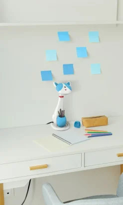 Sklep Kaja Ozdobna lampka biurkowa LED K-BL1605 KOTEK | Kaja*Dzieci Lampy Led|Lampki Biurkowe