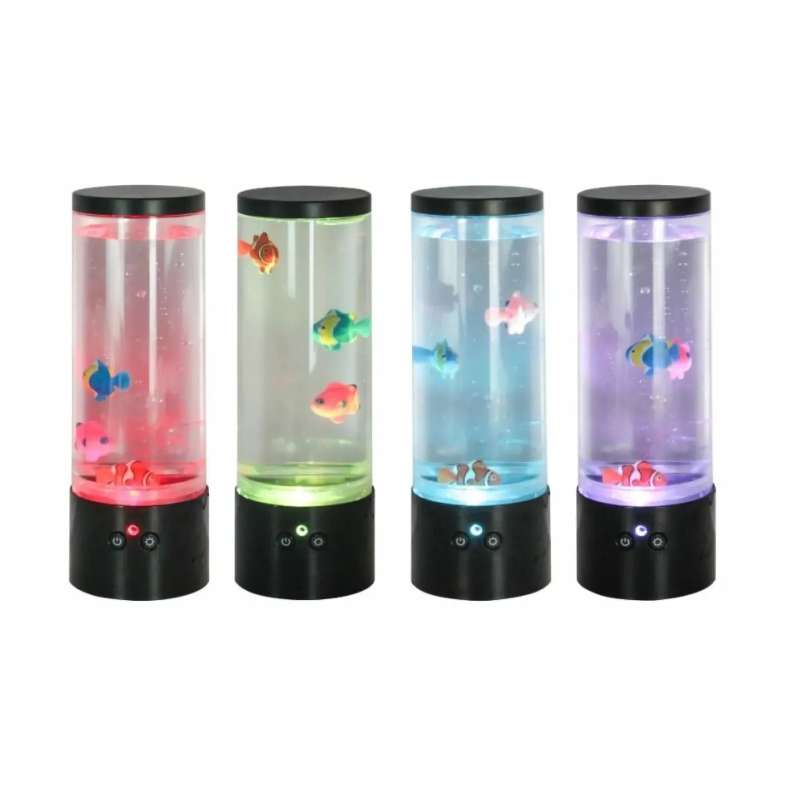 Sklep Kaja Ozdobna lampka stołowa z rybkami ZM 87946 AQUA | Kaja Oświetlenie* Lampy Led|Nowoczesne Lampki Stołowe