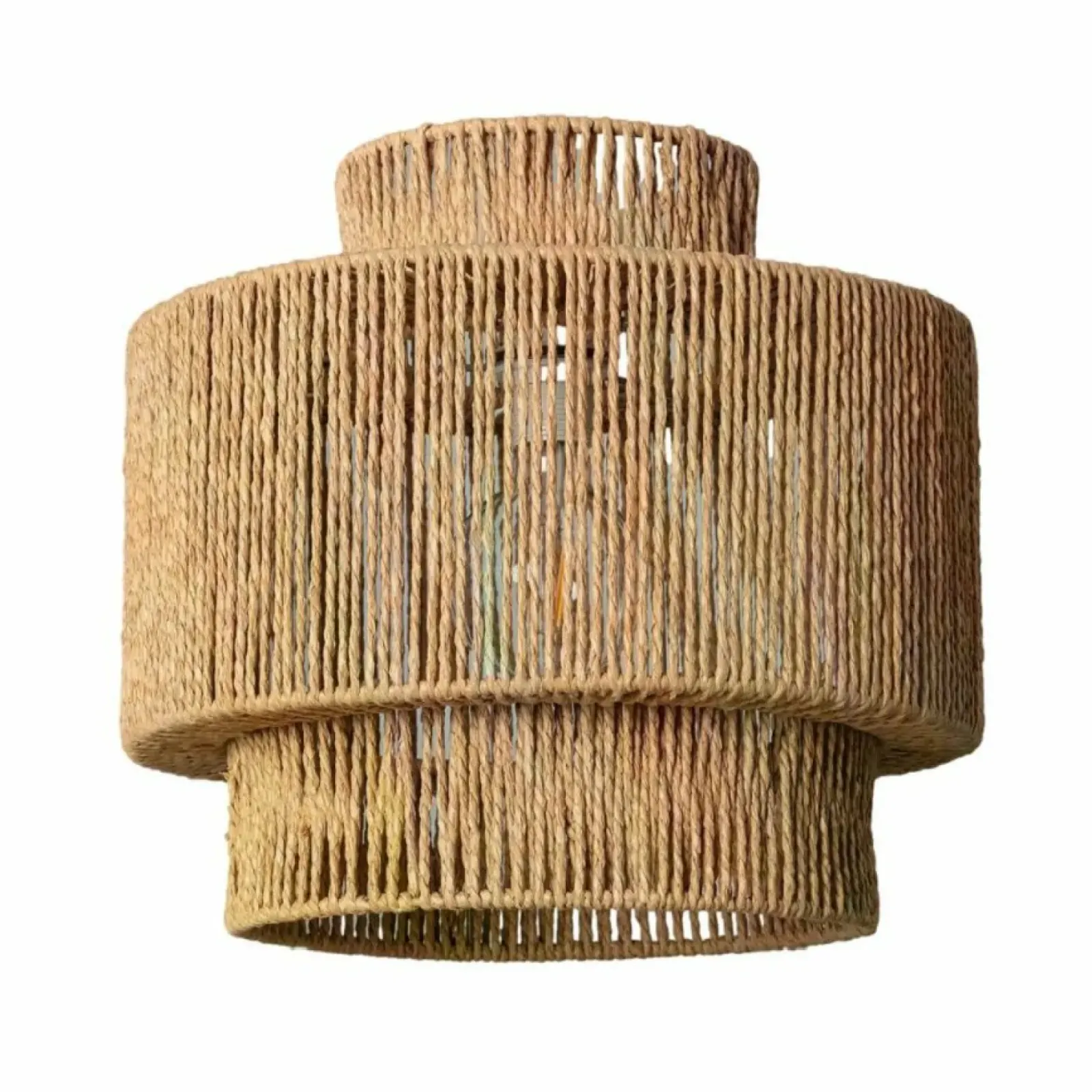 Sklep Kaja Ozdobna, pleciona lampa w stylu eco ABR-LW14-BH-E27 BOHO | Kaja brązowy Flash Sale