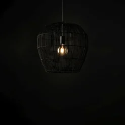 Sklep Kaja Ozdobna, pleciona lampa wisząca do sypialni 11166 HAITI | Kaja Flash Sale