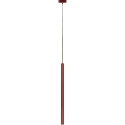 Sklep Kaja Ozdobna, punktowa lampa wisząca tuba LP-894/1P RED LUNGO | Kaja Fashion
