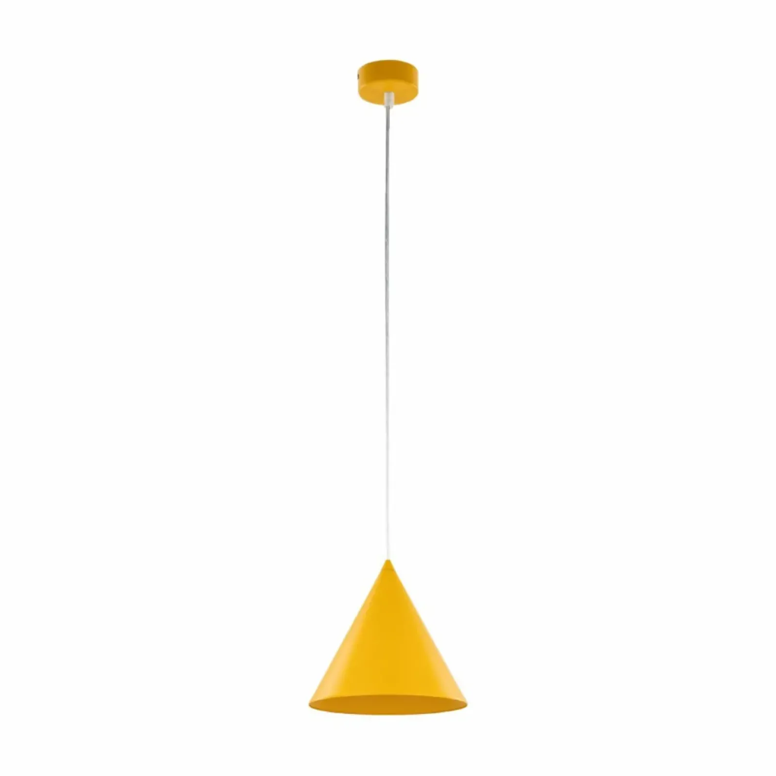 Sklep Kaja Ozdobna, żółta, stożkowa lampa wisząca ⌀19cm TK 10077 CONO | Kaja Hot