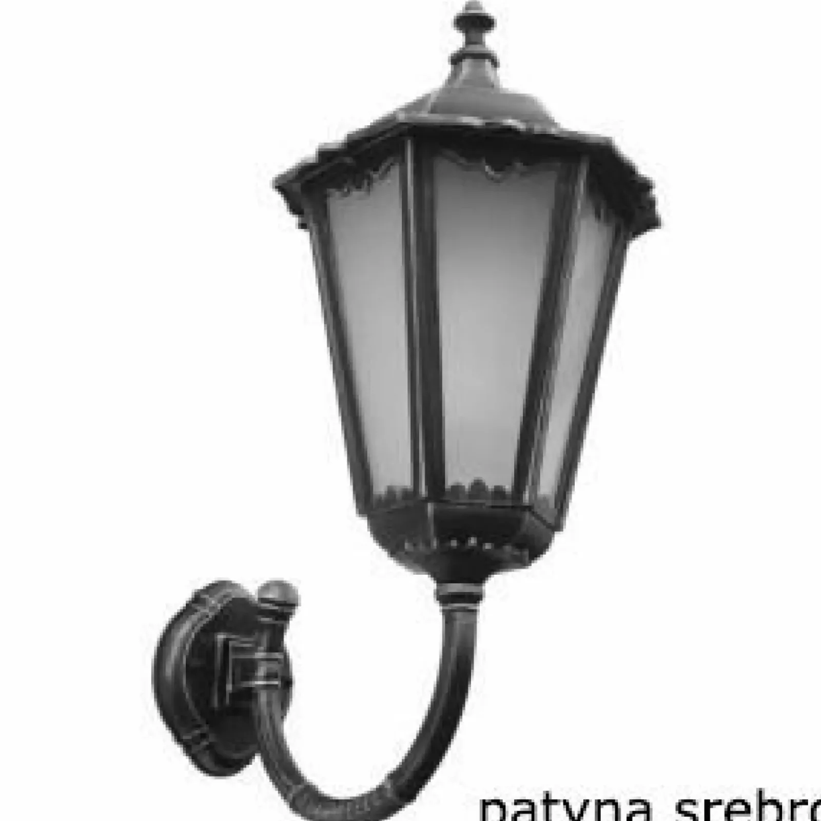 Sklep Kaja Ozdobna, tradycyjna lampa zewnętrzna K 3012/1/BD g z serii RETRO MAXI | Kaja Ośw* Kinkiety Ogrodowe