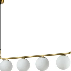 Sklep Kaja Ozdobna, złota lampa wisząca nad stół LP-005/4L GD ALISA | Kaja Best Sale