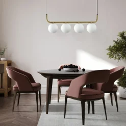 Sklep Kaja Ozdobna, złota lampa wisząca nad stół LP-005/4L GD ALISA | Kaja Best Sale