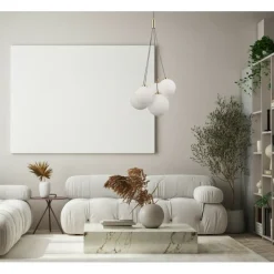 Sklep Kaja Ozdobna, złota lampa wisząca z kulami PND-54456-5-HB z serii PERLOS New