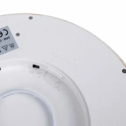 Sklep Kaja Płaska, drewniana lampa LED, koło 30cm ABR-PLO-OCED-24W MAZE | Kaja* Lampy Led|Plafony Nowoczesne