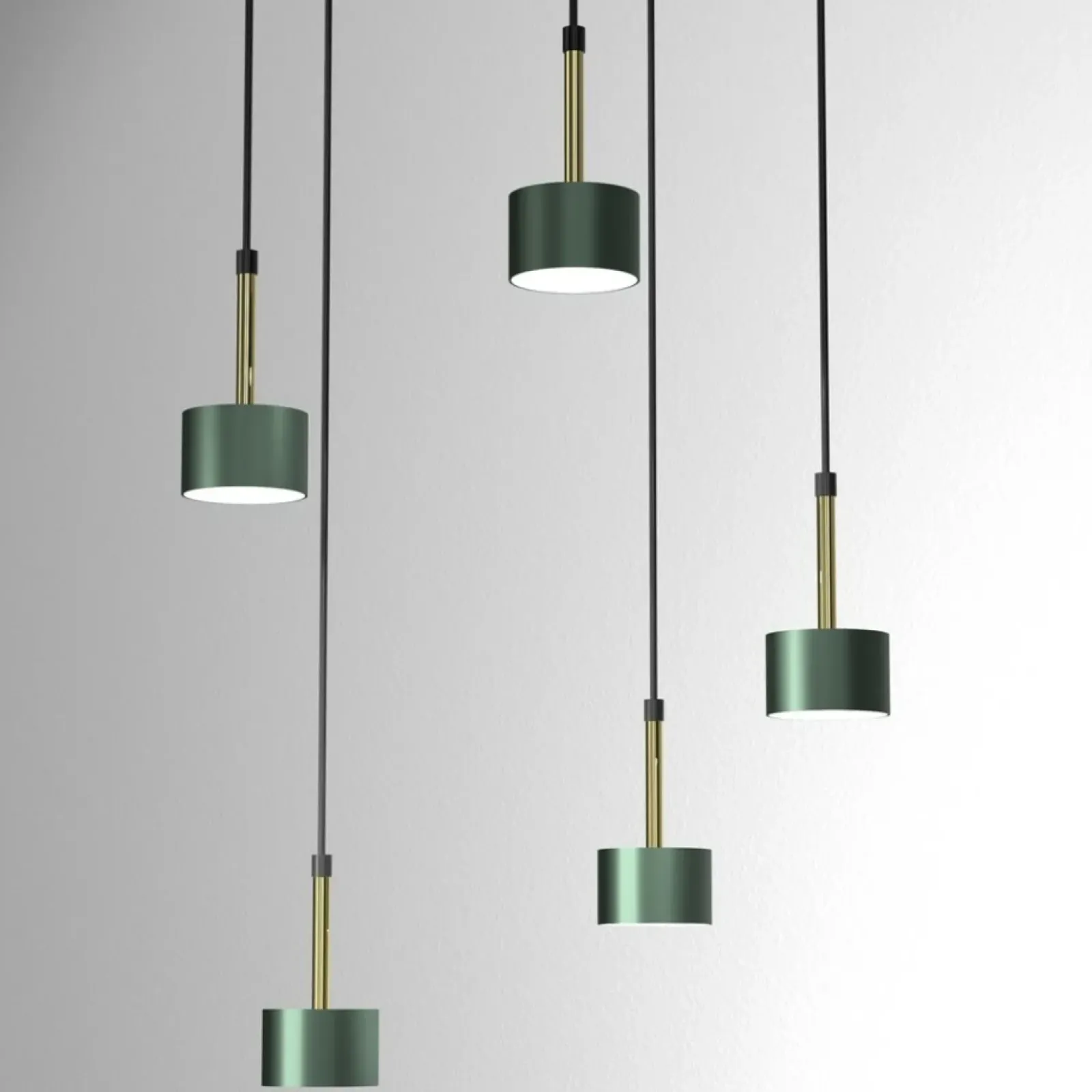 Sklep Kaja Pięć punktów świetlnych, lampa wisząca MLP7769 z serii ARENA | Kaja Oświetlenie Shop