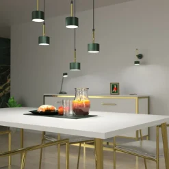 Sklep Kaja Pięć punktów świetlnych, lampa wisząca MLP7769 z serii ARENA | Kaja Oświetlenie Shop