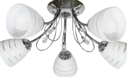 Sklep Kaja Pięcioramienna lampa retro glamour 35-63854 SIMPLI | Kaja Oświetlenie* Randole Tradycyjne