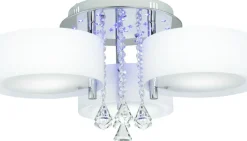 Sklep Kaja Piękna lampa sufitowa z funkcją sleep DRS8006/3 8C | Kaja Oświetlenie chrom New