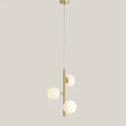 Sklep Kaja Pionowa lampa wisząca z kulistymi kloszami 1120E40_S z serii FIN Zadzwońporabattel.783200183(8-16)/mailsklep@kaja.com.pl Cheap