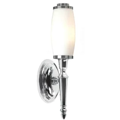 Sklep Kaja Pionowy kinkiet ścienny, chrom BATH-DRYDEN5-PC z serii DRYDEN* Kinkiety Tradycyjne