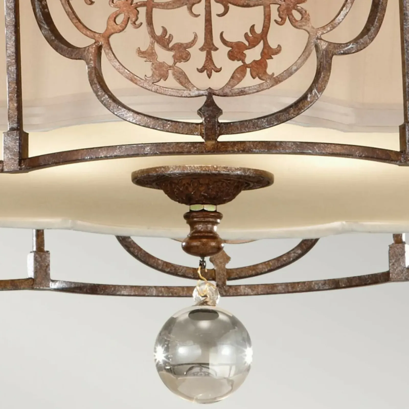 Sklep Kaja Plafon, lampa w stylu vintage FE-MARCELLA-SF z serii MARCELLA* Plafony Klasyczne