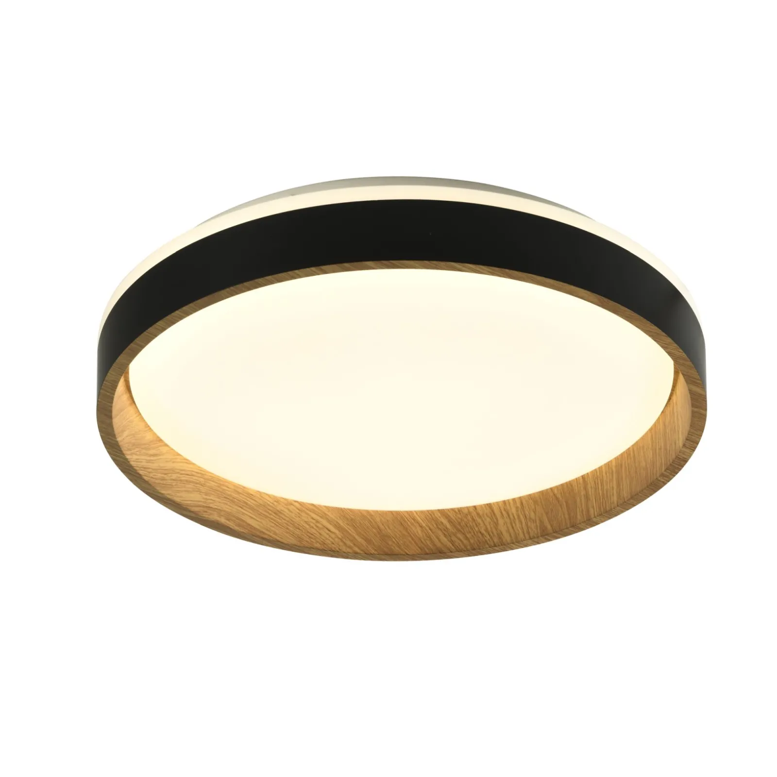 Sklep Kaja Plafon LED z drewnianą obręczą CL2204003-390MBWT BOIS | Kaja* Plafony Nowoczesne|Lampy Led