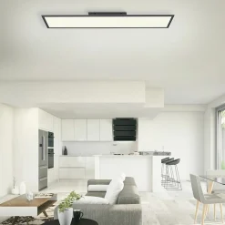 Sklep Kaja Plafon LED z regulacją światła przez pilot 16533-18-O z serii FLAT czarny Sale