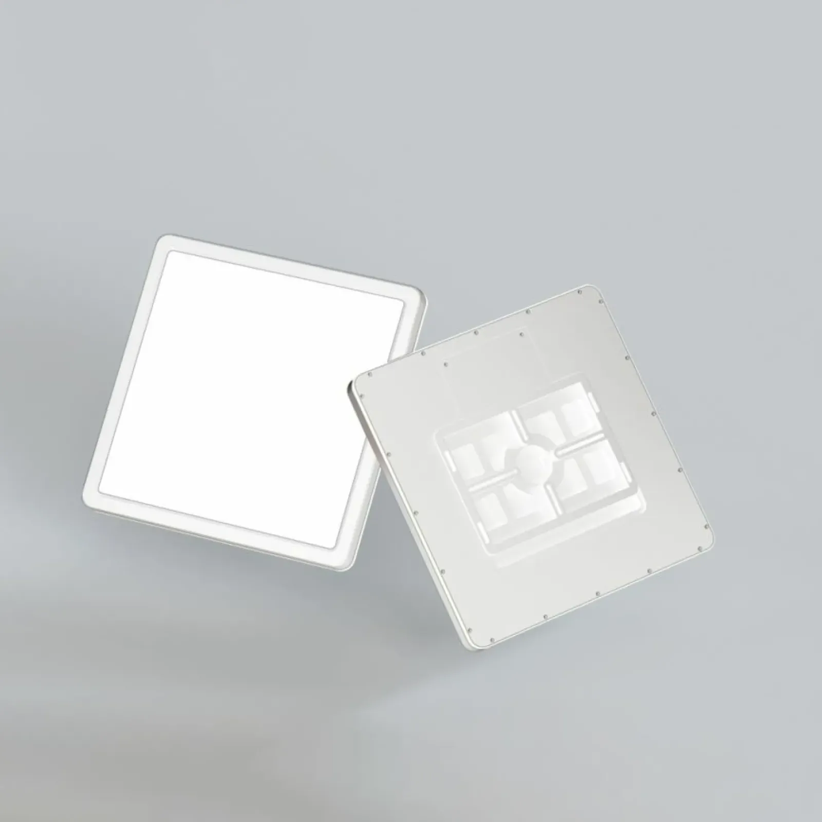 Sklep Kaja Plafon LED ze świecącą ramką 30x30 PLF-39573-300S-28W-WH ALERIA | Kaja* Lampy Led|Plafony Nowoczesne
