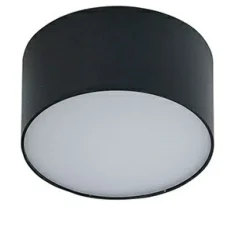 Sklep Kaja Plafon mała, czarna tuba LED ⌀12cm 3000K AZ2259 MONZA | Kaja czarny Flash Sale
