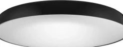 Sklep Kaja Plafon natynkowy do salonu ⌀41cm AZ2736 CORTONA 4000K BLACK | Kaja* Lampy Led|Plafony Klasyczne