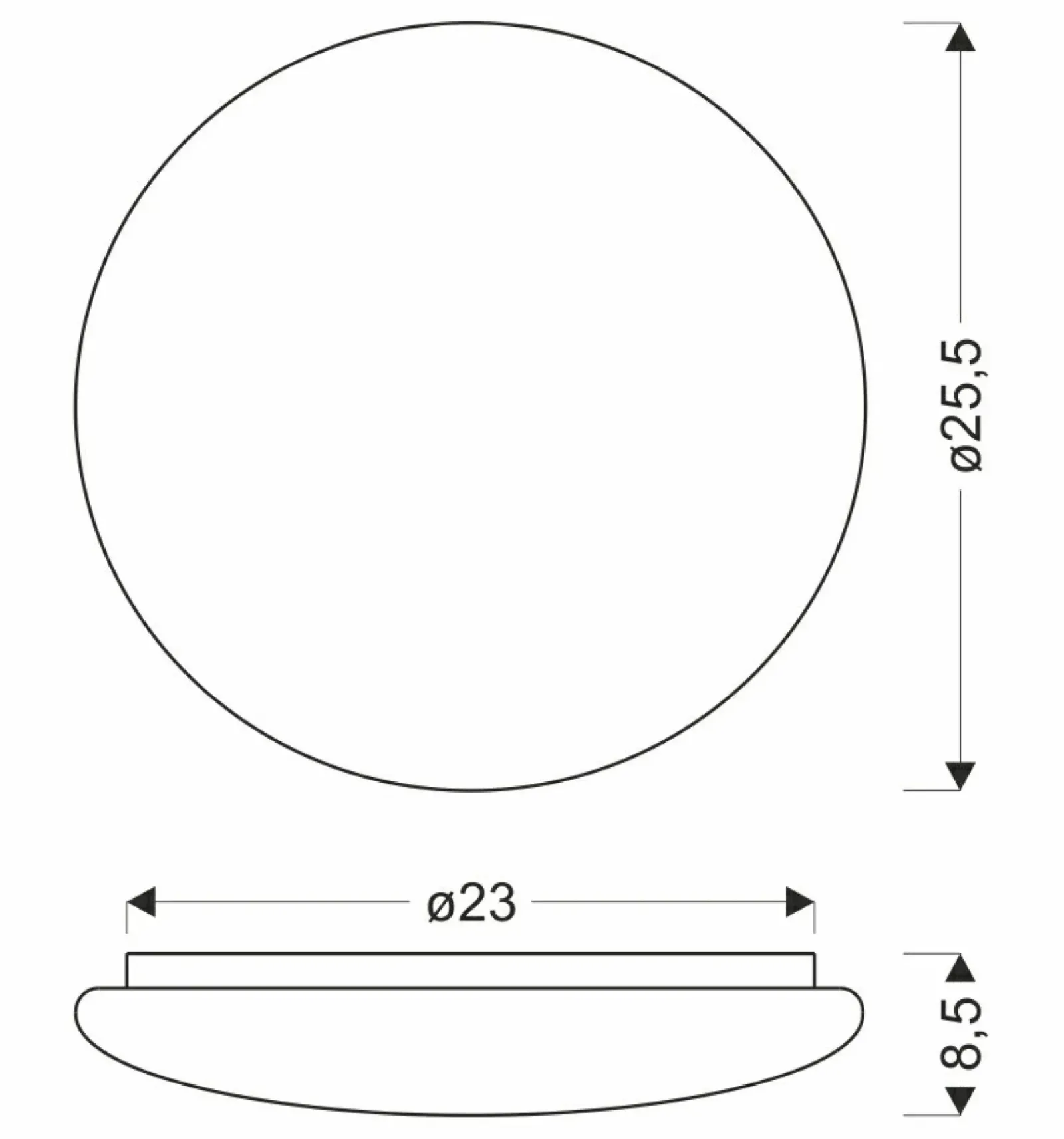 Sklep Kaja Plafon natynkowy z neutralnym światłem ⌀25,5cm 12-28785 BELINA | Kaja* Lampy Led|Plafony Klasyczne