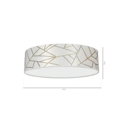 Sklep Kaja Plafon sufitowy, eleganckie połączenie kolorów MLP7567 z serii ZIGGY | Kaja Oświ* Plafony Klasyczne