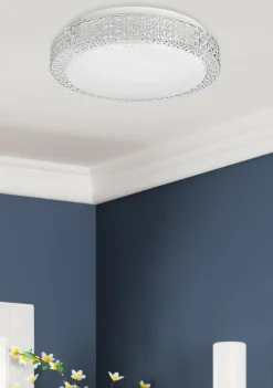 Sklep Kaja Plafon z imitacją kryształów, do sypialni 13-33963 RABEL | Kaja* Lampy Led|Plafony Nowoczesne