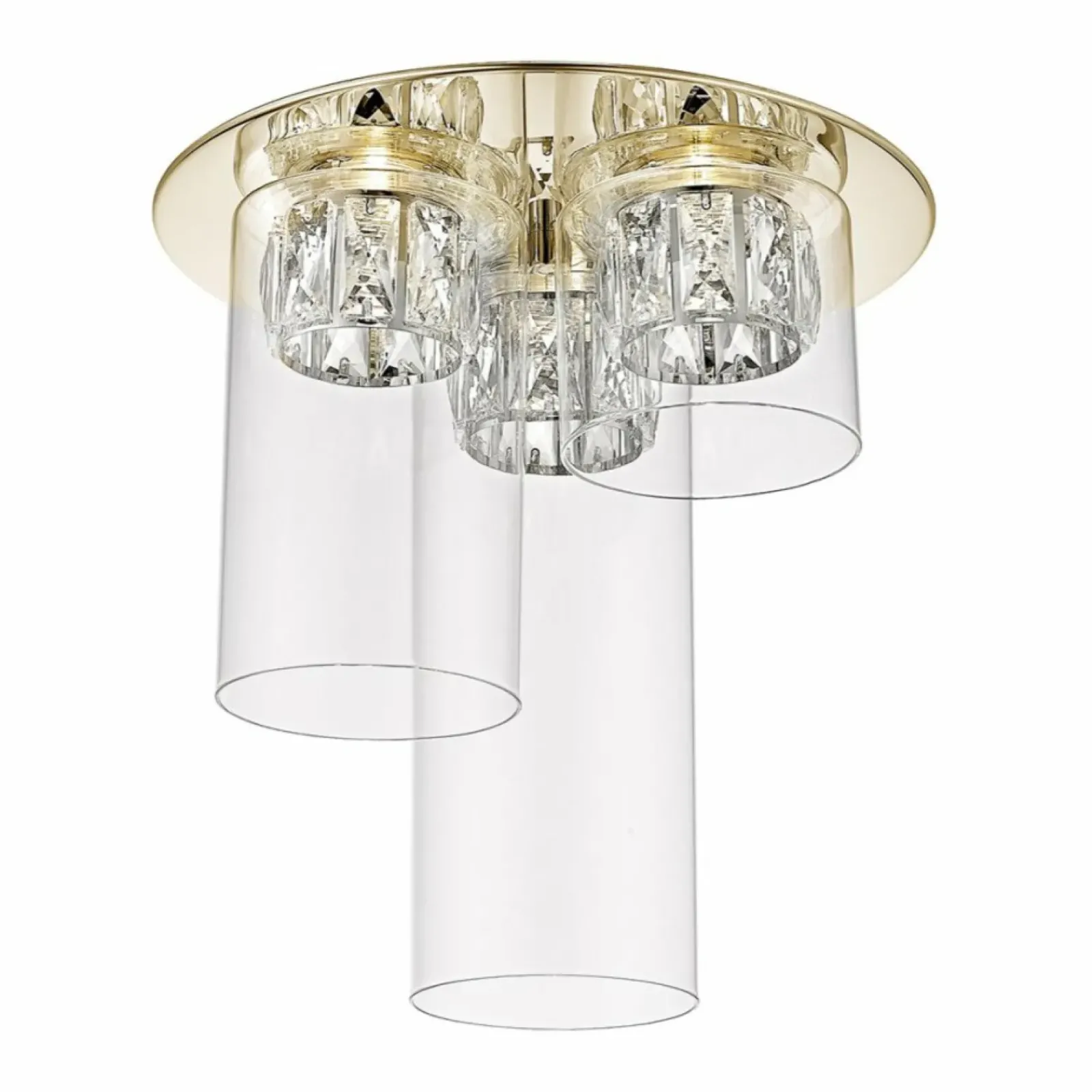 Sklep Kaja Plafon z kryształkami, do sypialni C0389-03F-F7AC GEM | Kaja* Lampy Led