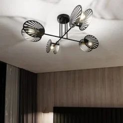 Sklep Kaja Poczwórna lampa sufitowa w kolorze m 1181/4 z serii TALIA | Kaja czarny Discount