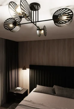Sklep Kaja Poczwórna lampa sufitowa w kolorze m 1181/4 z serii TALIA | Kaja czarny Discount