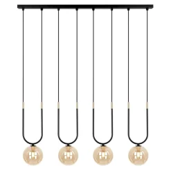 Sklep Kaja Poczwórna lampa wisząca nad wyspę kuchenną K-5597 z serii GOLDI Best