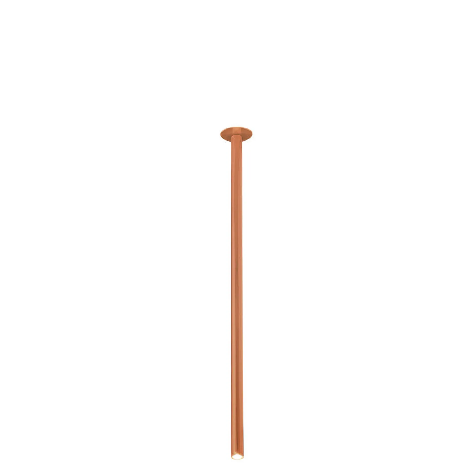 Sklep Kaja Podtynkowa lampa tuba - miedź mat 100cm ANT 9432 ALHA T | Kaja* Oprawy Podtynkowe