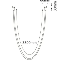 Sklep Kaja Podtynkowa, ledowa lampa linka 386cm 3000K ANT 3022 HEBI | Kaja Store