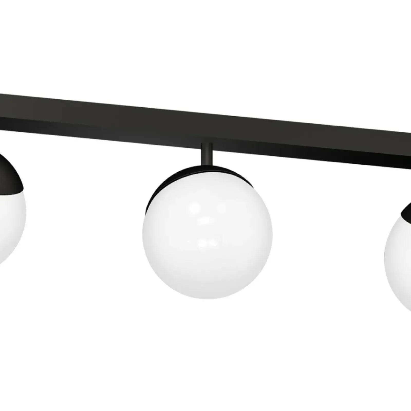 Sklep Kaja Podłużna lampa sufitowa z trzema kloszami MLP8857 z serii SFERA | Kaja Oświetlen Outlet
