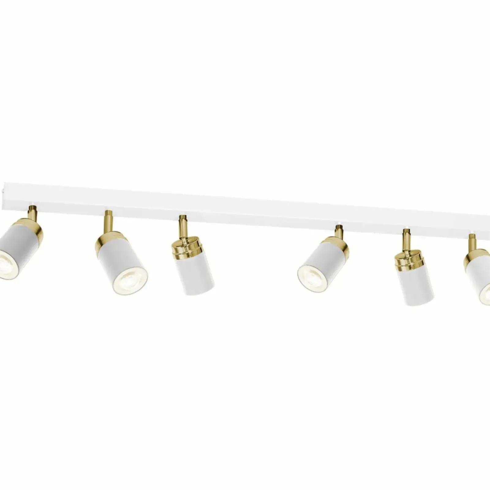 Sklep Kaja Podłużna lampa sufitowa, złote elementy LX 5158 z serii RENO | Kaja Outlet