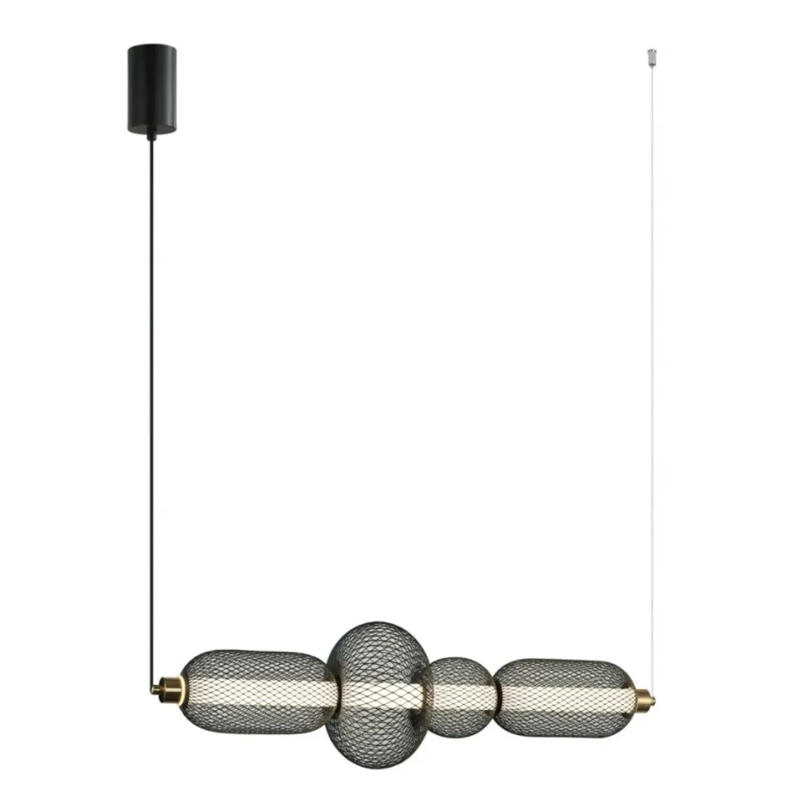 Sklep Kaja Podłużna lampa wisząca, LED PND-84283-4-BK z serii MARCO Best